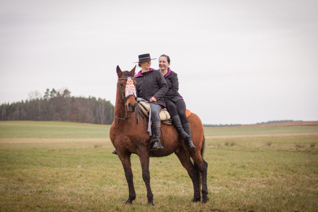 Romina und Luise auf Pablo